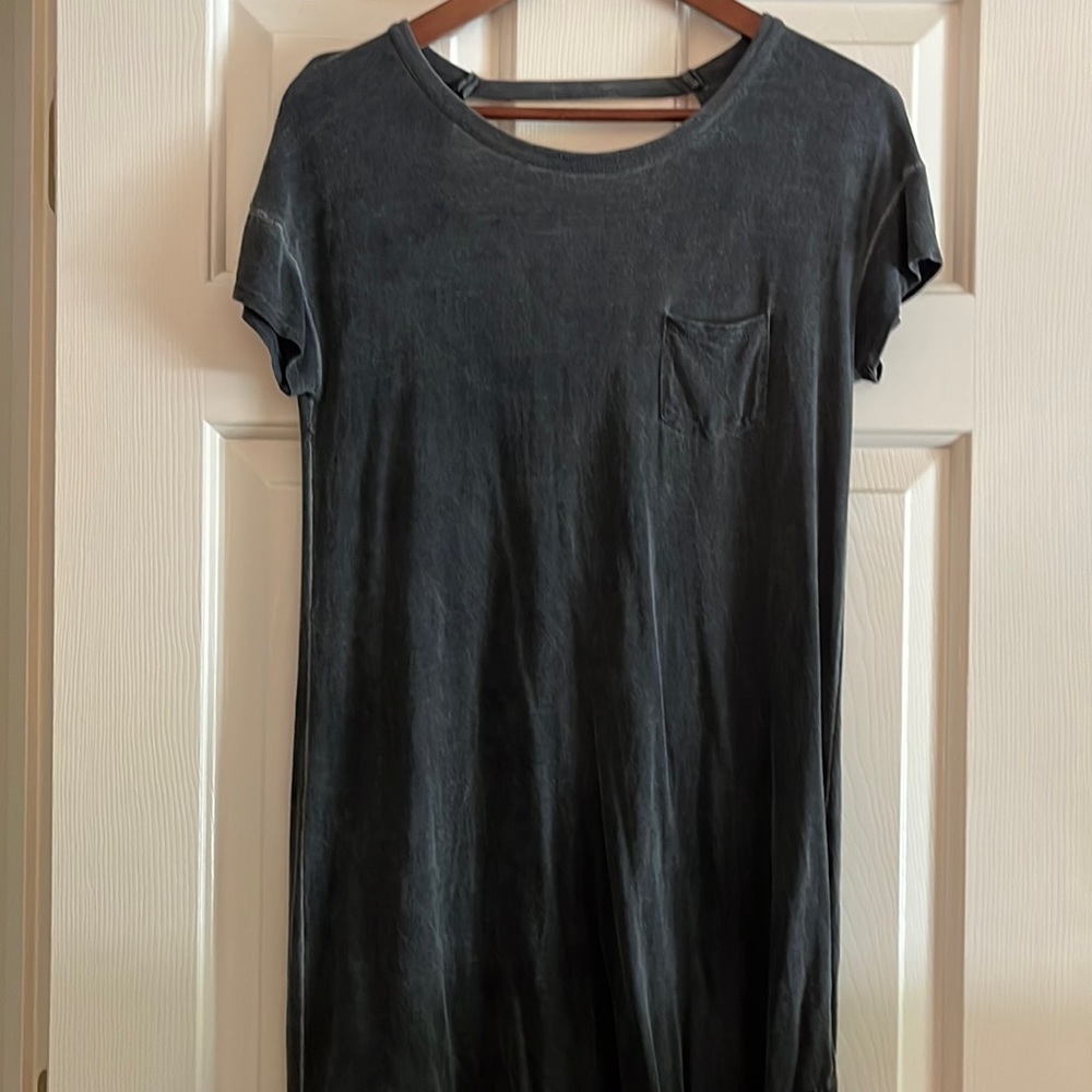 RVCA NWOT distressed/vintage look open back dress